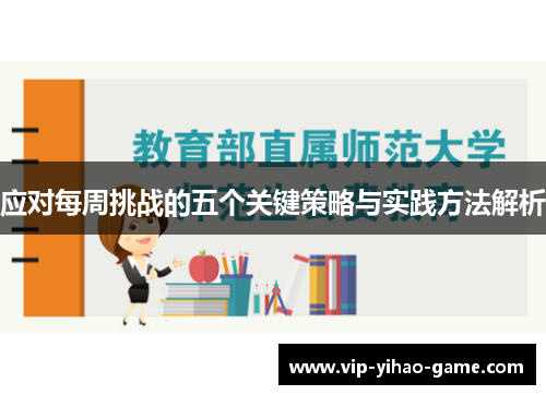应对每周挑战的五个关键策略与实践方法解析