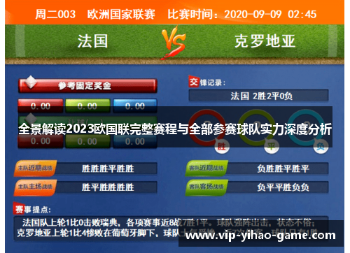 全景解读2023欧国联完整赛程与全部参赛球队实力深度分析